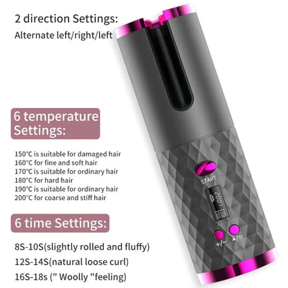 Enerex- Wireless Hair Curler